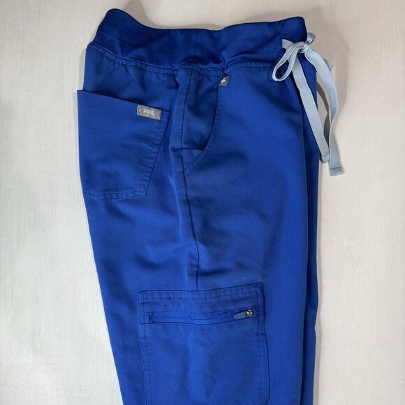 Figs Scrub Pants Womens XS Blue Jogger Elastic Waist Technical Collection - Picture 7 of 8